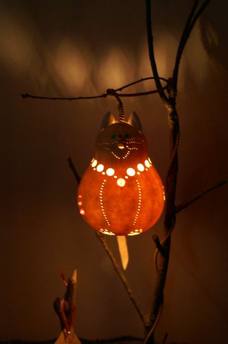 ひょうたんの灯りルーム 手作りランプは栃木県芳賀郡のCOSMIC PLANT
